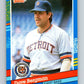 1991 Donruss #342 Dave Bergman Tigers MLB Baseball Image 1