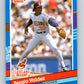 1991 Donruss #344 Sergio Valdez Indians MLB Baseball Image 1