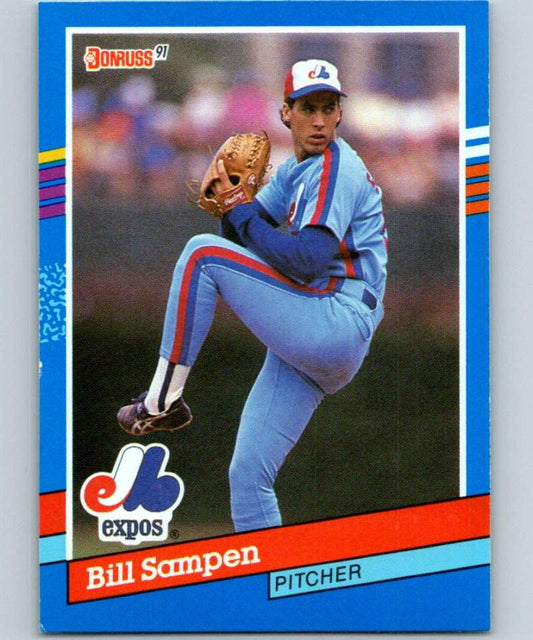 1991 Donruss #351 Bill Sampen Expos MLB Baseball