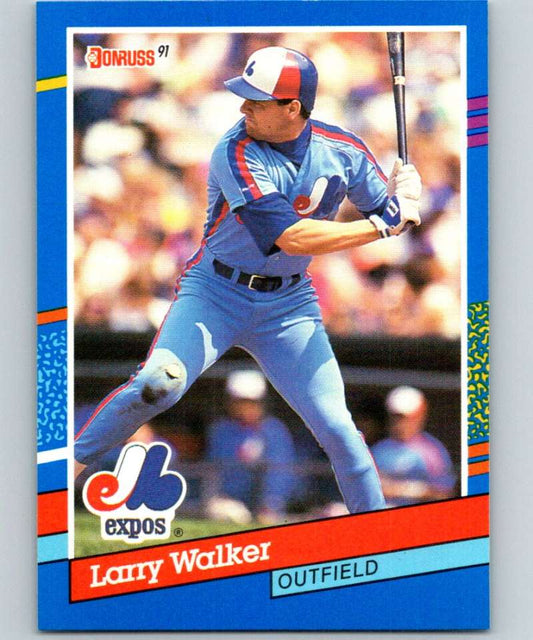 1991 Donruss #359 Larry Walker Expos MLB Baseball