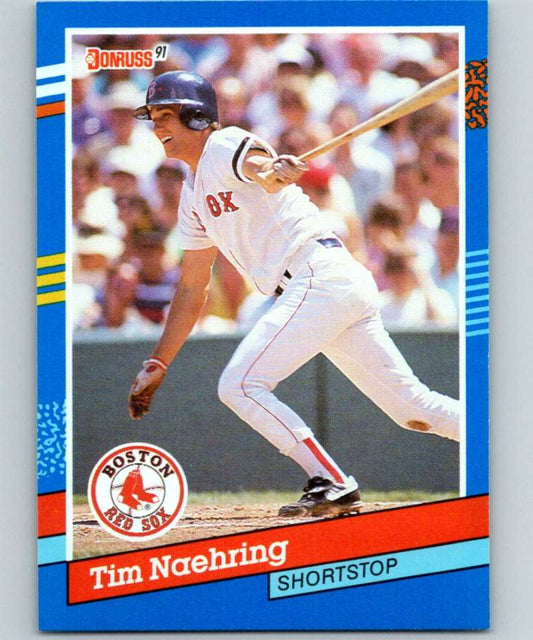 1991 Donruss #367 Tim Naehring Red Sox MLB Baseball Image 1