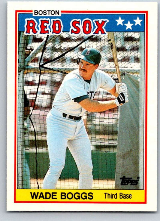 1988 Topps UK Minis #4 Wade Boggs Red Sox MLB Baseball