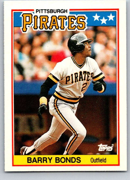 1988 Topps UK Minis #5 Barry Bonds Pirates MLB Baseball