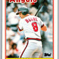 1988 Topps UK Minis #6 Bob Boone Angels MLB Baseball Image 1