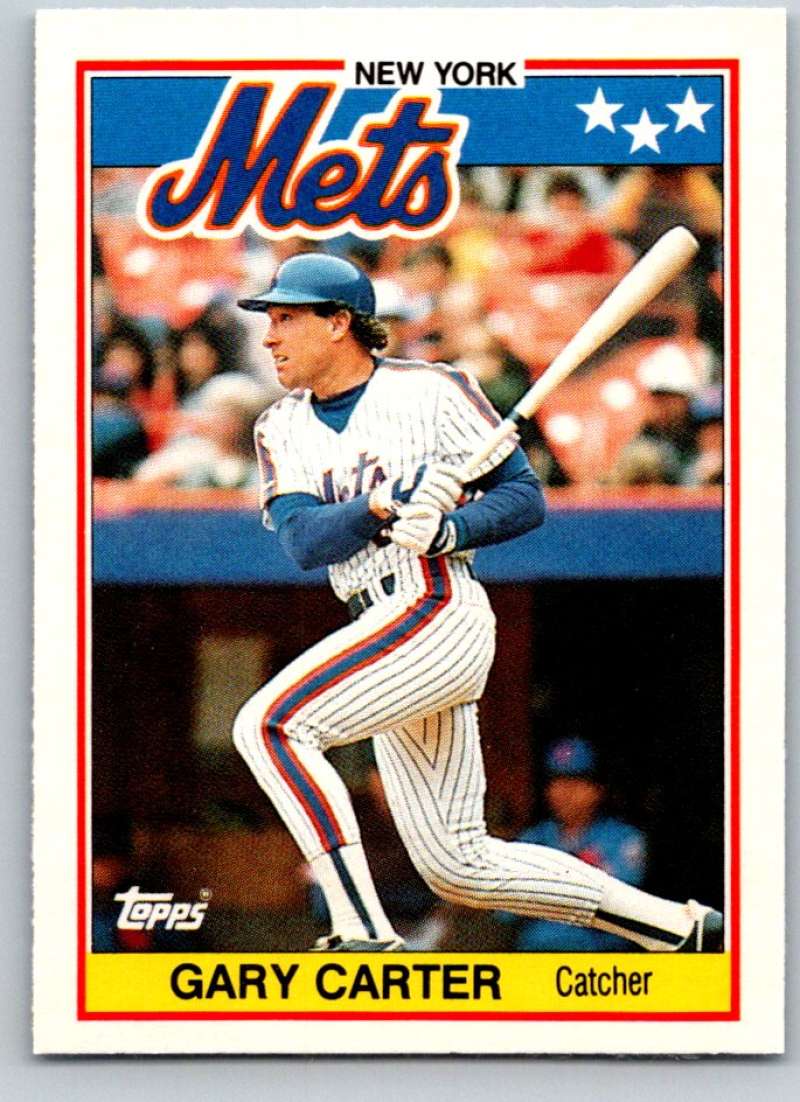 1988 Topps UK Minis #11 Gary Carter Mets MLB Baseball