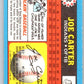1988 Topps UK Minis #12 Joe Carter Indians MLB Baseball Image 2