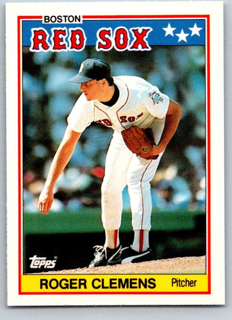 1988 Topps UK Minis #15 Roger Clemens Red Sox MLB Baseball