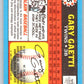1988 Topps UK Minis #25 Gary Gaetti Twins MLB Baseball Image 2