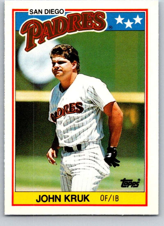 1988 Topps UK Minis #41 John Kruk Padres MLB Baseball Image 1
