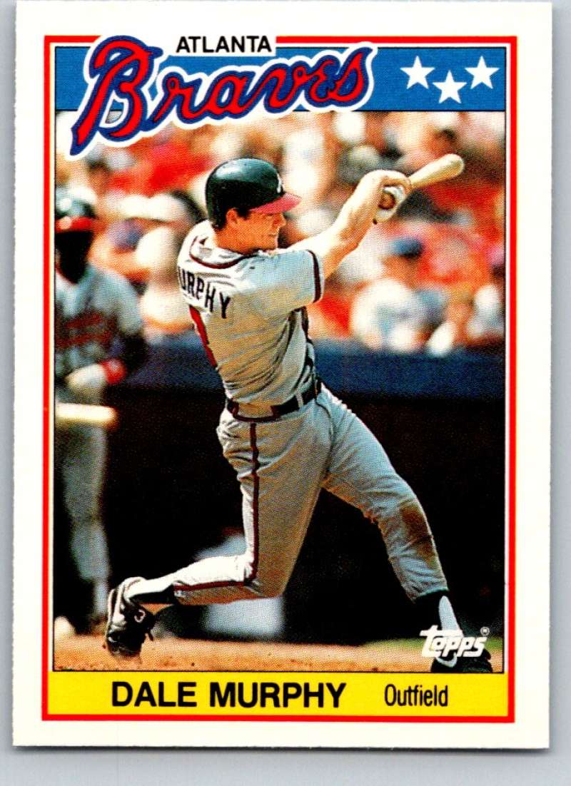 1988 Topps UK Minis #52 Dale Murphy Braves MLB Baseball