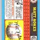 1988 Topps UK Minis #54 Matt Nokes Tigers MLB Baseball Image 2