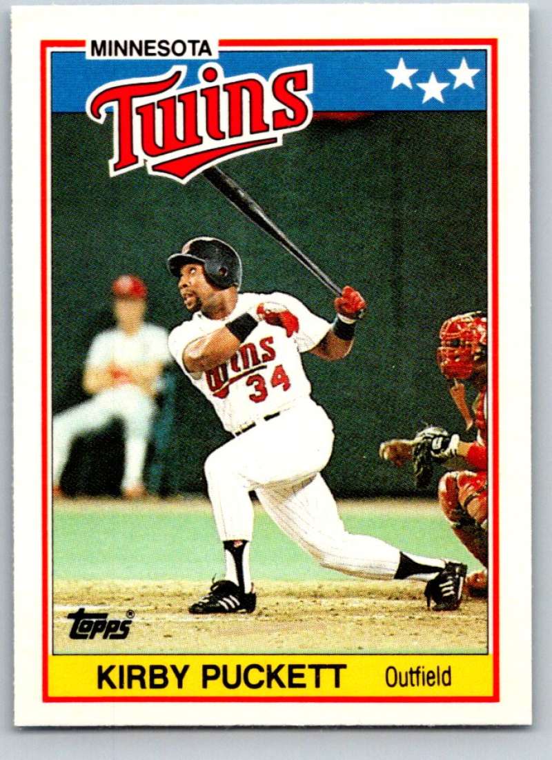 1988 Topps UK Minis #57 Kirby Puckett Twins MLB Baseball