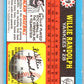 1988 Topps UK Minis #59 Willie Randolph Yankees MLB Baseball Image 2