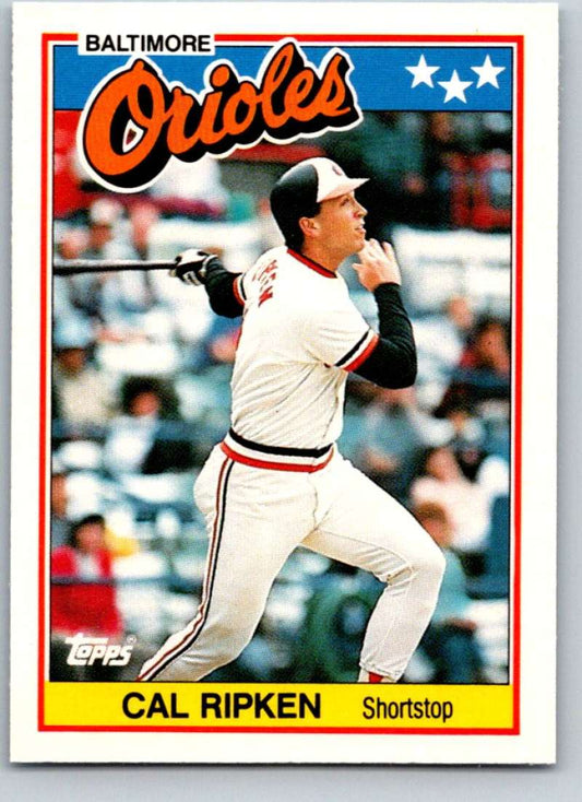 1988 Topps UK Minis #61 Cal Ripken Jr. Orioles MLB Baseball