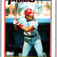 1988 Topps UK Minis #64 Juan Samuel Phillies MLB Baseball Image 1