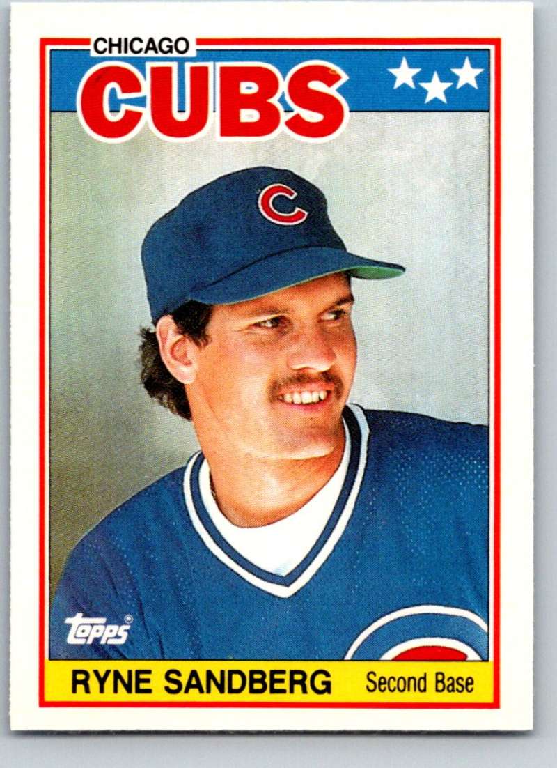 1988 Topps UK Minis #65 Ryne Sandberg Cubs MLB Baseball