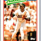 1988 Topps UK Minis #75 Dave Stewart Athletics MLB Baseball