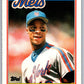1988 Topps UK Minis #76 Darryl Strawberry Mets MLB Baseball