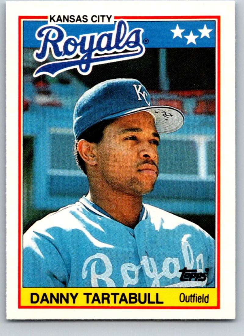 1988 Topps UK Minis #78 Danny Tartabull Royals MLB Baseball Image 1