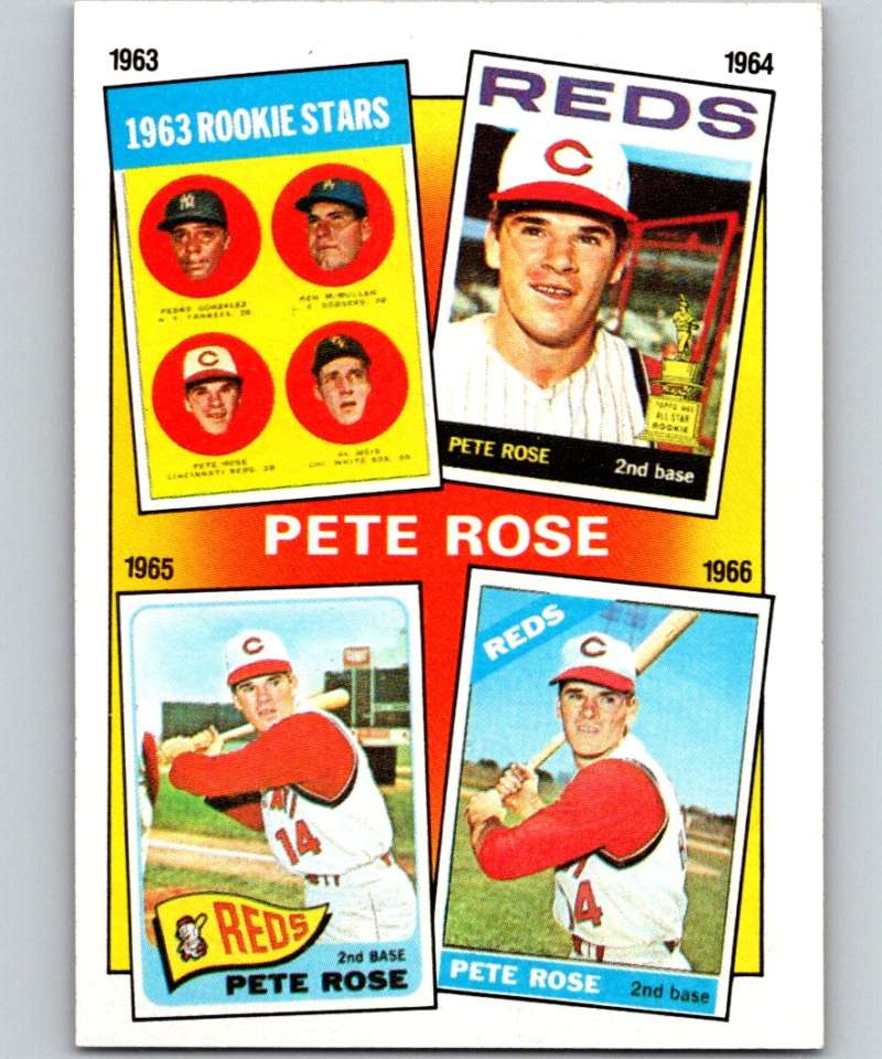 1986 Topps #2 Pete Rose Reds Rose Special: '63-'66 MLB Baseball