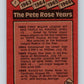 1986 Topps #2 Pete Rose Reds Rose Special: '63-'66 MLB Baseball