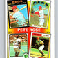1986 Topps #4 Pete Rose Reds Rose Special: '71-'74 MLB Baseball Image 1