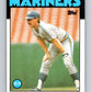 1986 Topps #34 Ken Phelps Mariners MLB Baseball Image 1