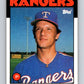 1986 Topps #79 Dave Schmidt Rangers MLB Baseball Image 1
