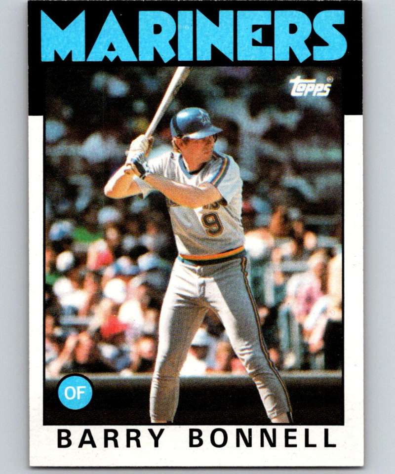 1986 Topps #119 Barry Bonnell Mariners MLB Baseball Image 1