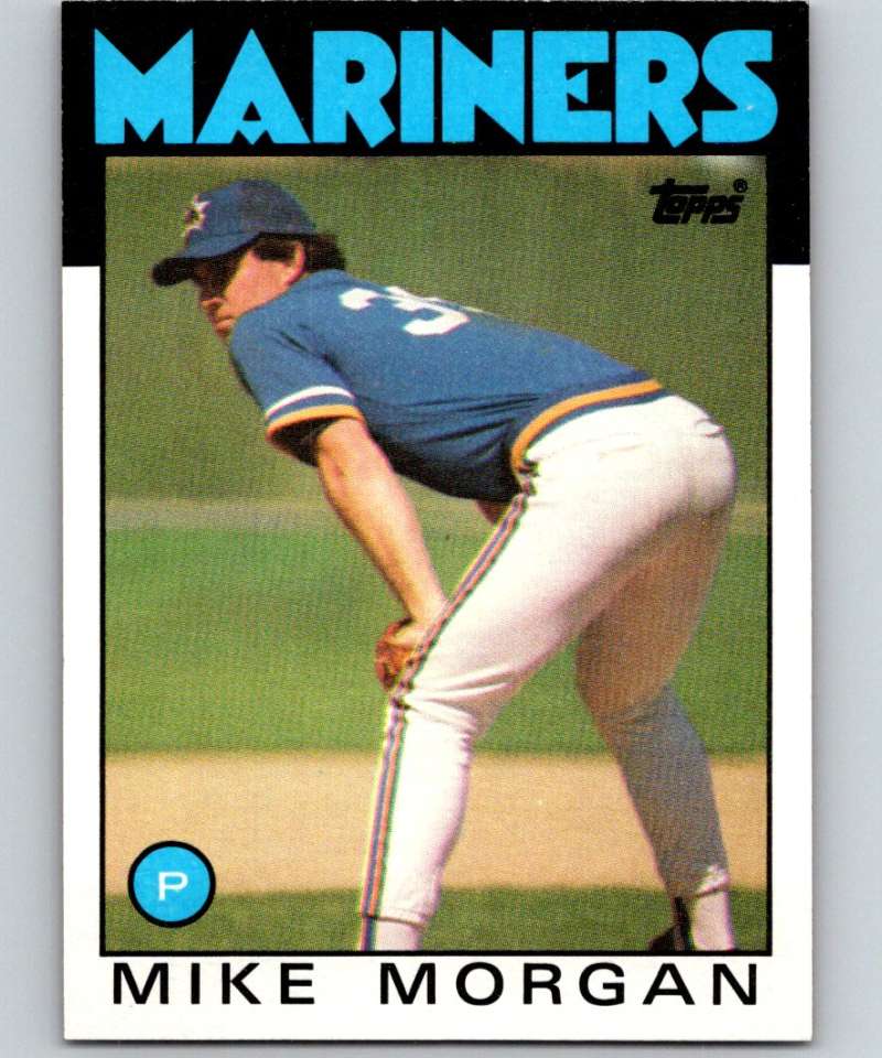 1986 Topps #152 Mike Morgan Mariners MLB Baseball