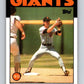 1986 Topps #153 Ricky Adams Giants MLB Baseball Image 1