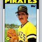 1986 Topps #161 Lee Tunnell Pirates MLB Baseball Image 1