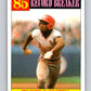 1986 Topps #201 Vince Coleman Cardinals RB MLB Baseball Image 1