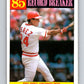 1986 Topps #205 Tony Perez Reds RB MLB Baseball Image 1