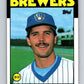 1986 Topps #209 Randy Ready Brewers MLB Baseball Image 1