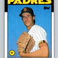 1986 Topps #211 Ed Wojna Padres MLB Baseball Image 1