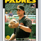 1986 Topps #230 Terry Kennedy Padres MLB Baseball Image 1