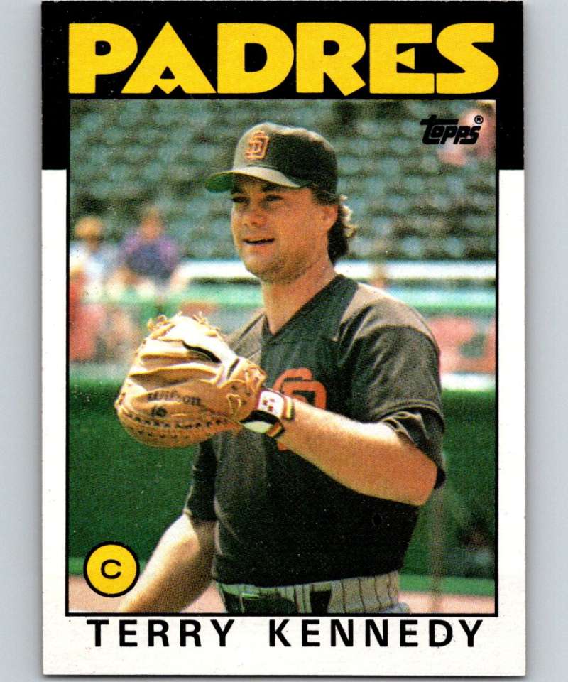 1986 Topps #230 Terry Kennedy Padres MLB Baseball Image 1