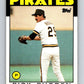 1986 Topps #232 Rick Rhoden Pirates MLB Baseball Image 1