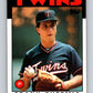 1986 Topps #236 Frank Eufemia RC Rookie Twins MLB Baseball Image 1
