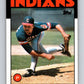 1986 Topps #242 Rich Thompson Indians MLB Baseball Image 1