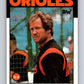 1986 Topps #251 Rich Dauer Orioles MLB Baseball Image 1