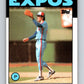 1986 Topps #258 Tim Burke RC Rookie Expos MLB Baseball