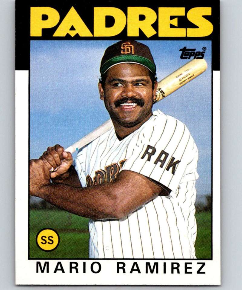 1986 Topps #262 Mario Ramirez Padres MLB Baseball