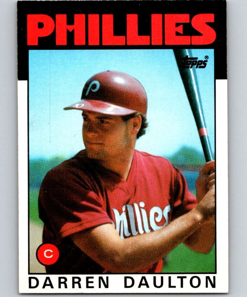 1986 Topps #264 Darren Daulton RC Rookie Phillies MLB Baseball