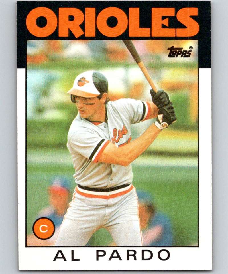 1986 Topps #279 Al Pardo RC Rookie Orioles MLB Baseball