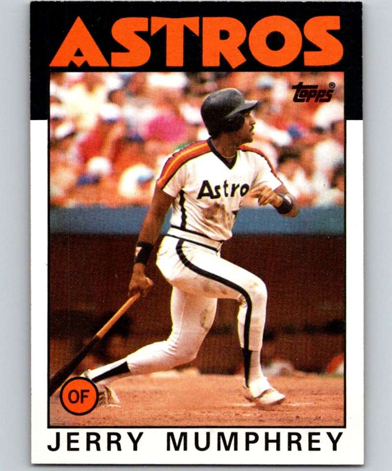 1986 Topps #282 Jerry Mumphrey Astros MLB Baseball