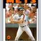 1986 Topps #287 John Christensen RC Rookie Mets MLB Baseball Image 1