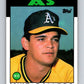 1986 Topps #304 Mike Gallego RC Rookie Athletics MLB Baseball