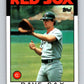 1986 Topps #307 Dave Sax Red Sox MLB Baseball Image 1